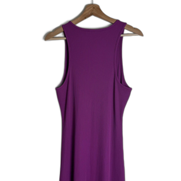 White House Black Market Dress Womens Large baie Rib Knit Sleeveless Midi NWOT - Picture 10 of 13